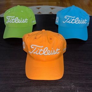 Titleist hats + ball markers